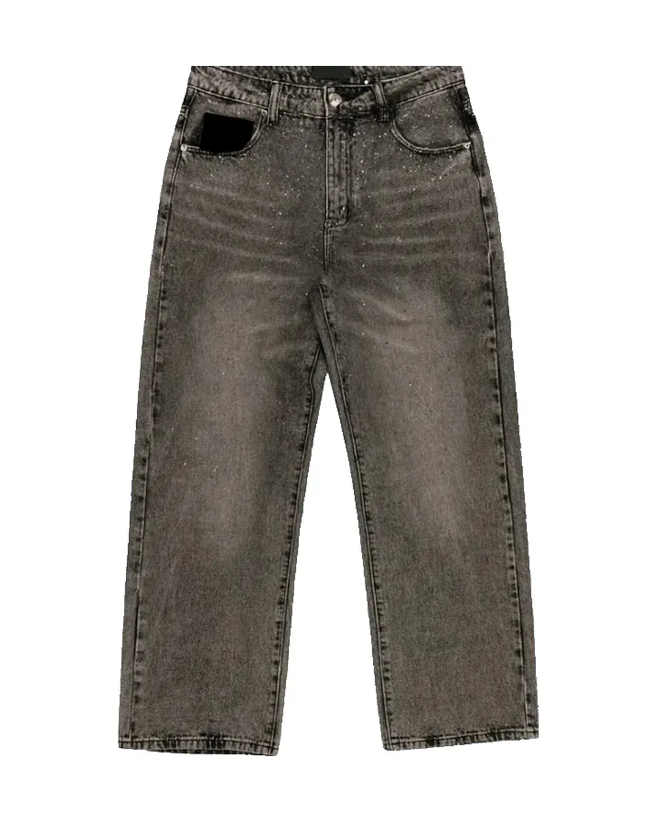 Jeans Polvere, jeans dritto · grigio lavato